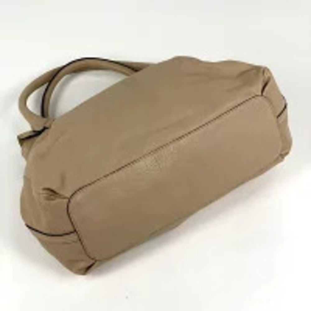Chloe tote leather beige bag shoulder